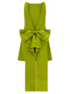 Self-Portrait Maxi Bow Dress