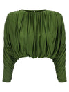 Self-Portrait Short Top With Ripples