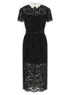 Self-Portrait Lace Dress With Collar