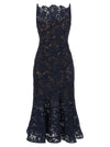 Self-Portrait Spiral Lace Lace Dress
