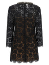 Self-Portrait Lace Dress With Jewel Collar