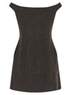 Self-Portrait Bardot Neckline Dress