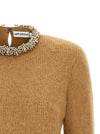 Self-Portrait Sweater With Jewel Embroidery