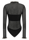 Self-Portrait Openwork Knitted Bodysuit