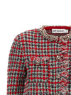 Self-Portrait Fringed Knit Jacket