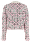 Self-Portrait Floral Collar Cardigan