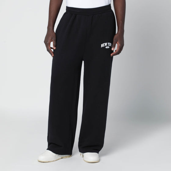 Awake NY Black cotton jogging trousers
