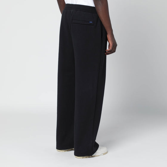 Awake NY Black cotton jogging trousers