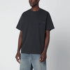 Awake NY Black crewneck T-shirt with logo
