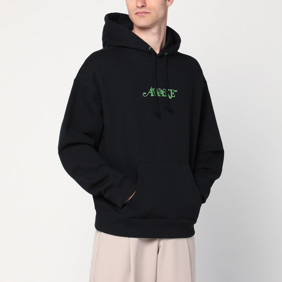 Awake NY Black cotton sweatshirt with logo