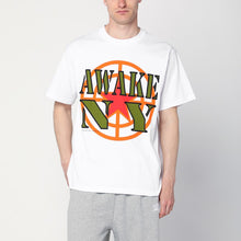  Awake NY White T-shirt with target print