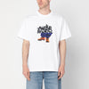 Awake NY White T-shirt with Stomper logo print