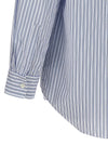 Comme Des Garçons Play Logo Patch Striped Shirt