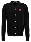 Comme Des GarÇons Play Heart Cardigan