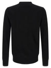 Comme Des Garçons Play Wool Cardigan With Heart Patch