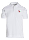 Comme Des Garçons Play Comme Des GarÇons Play Logo Patch Polo Shirt