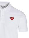Comme Des Garçons Play Logo Patch Polo Shirt