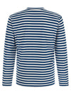 Comme Des Garçons Play Logo Patch Stripes T-shirt