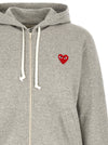 Comme Des Garçons Play Hoodie With Heart Patch