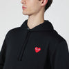 Comme des Garçons Shirt Black hooded sweatshirt