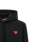 Comme Des Garçons Play Red Emblem Patch Hoodie