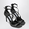 Jimmy Choo Black/silver Azia 95 sandal