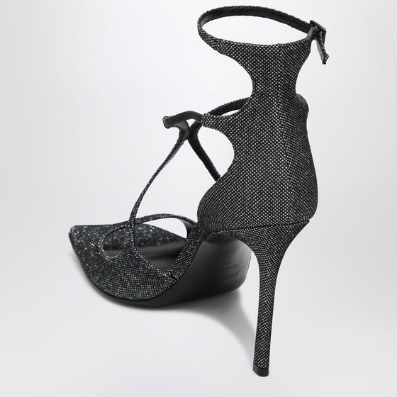 Jimmy Choo Black/silver Azia 95 sandal