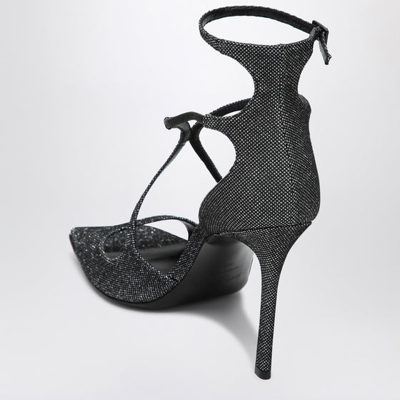 Jimmy Choo Black/silver Azia 95 sandal