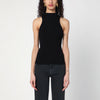 Roberto Collina Black ribbed tank top