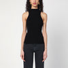Roberto Collina Black ribbed tank top