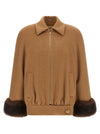 Valentino Garavani Fur Insert Caban
