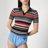 Roberto Collina Striped polo shirt in cotton blend