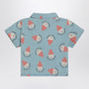 Bobo Choses Light blue Morning Egg shirt in denim