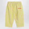 Bobo Choses Yellow pants in Vichy fabric