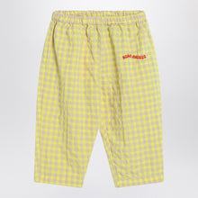  Bobo Choses Yellow pants in Vichy fabric