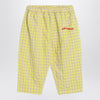 Bobo Choses Yellow pants in Vichy fabric