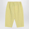 Bobo Choses Yellow pants in Vichy fabric
