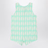 Bobo Choses Lucky Fish green water romper