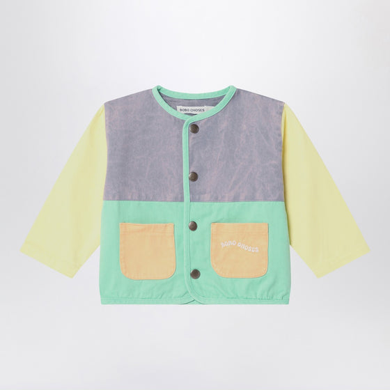 Bobo Choses Colour-block Jacket in Cotton