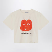  Bobo Choses Joyful Face ivory T-shirt