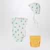 Bobo Choses Three-piece set white/yellow in cotton