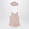 Bobo Choses Sleeveless romper with radish hat