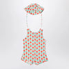 Bobo Choses Sleeveless romper with radish hat