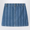 Bobo Choses Pickles The Dog striped denim skirt