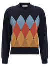 Ballantyne Argyle V-knit