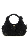 Ganni Mini Hobo Crochet Handbag