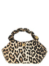 Ganni Small Bou Bag Leopard Handbag