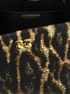 Ganni Metallic Cloque Bou Handbag