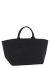 Ganni Black Xxl Cherry Tote Shopping Bag