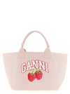 Ganni Medium Raspberry Shopping Bag